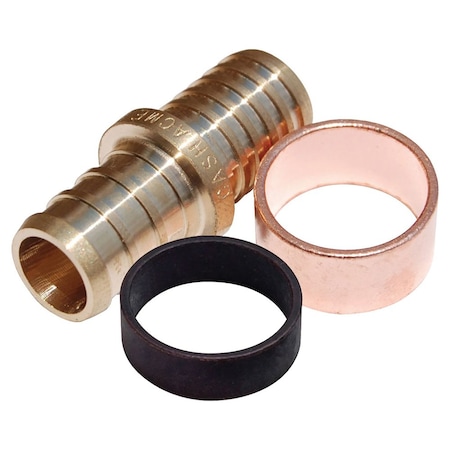 Sharkbite SharkBite 3/8 in. PEX X 3/8 in. D PEX Brass Coupling UC4006LFA